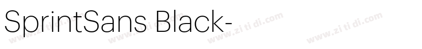 SprintSans Black字体转换 SprintSans Black字体转换